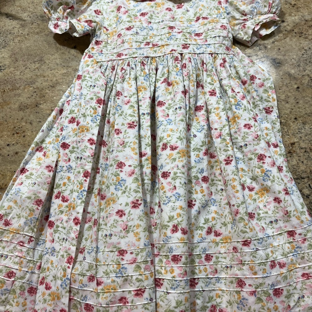 Strasburg Floral Kids Dress - Multicolor